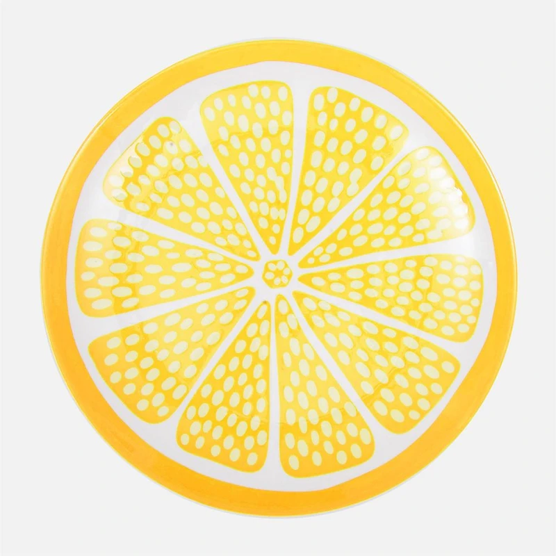 S&Co Assiettes à salade agrumes, ensemble de 4