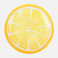 S&Co Assiettes à salade agrumes, ensemble de 4