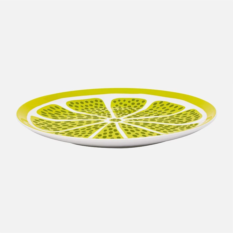 S&Co Assiettes à salade agrumes, ensemble de 4