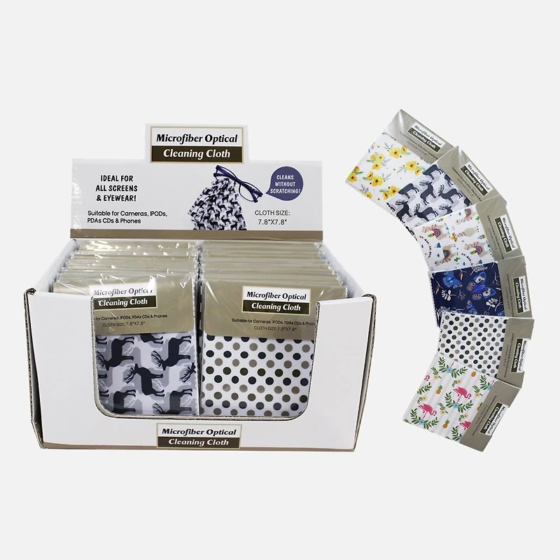 Chiffon optique en microfibre - Assorti