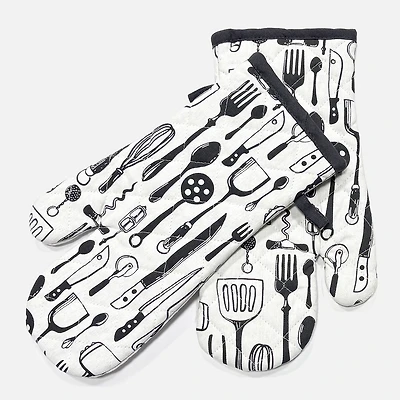 Spatula Oven Mitts, Set of 2