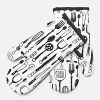 Spatula Oven Mitts, Set of 2