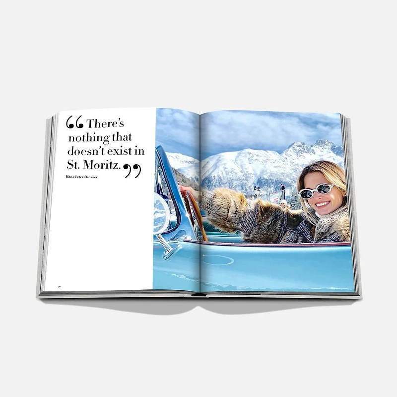 Assouline St. Moritz Chic Coffee Table Book