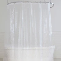 Stars Foil Vinyl Shower Curtain