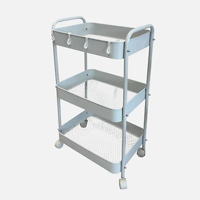 Sumbra 3-tier Trolley with wheels - White