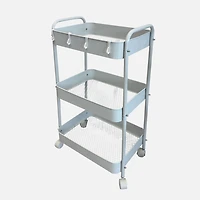 Sumbra 3-tier Trolley with wheels - White