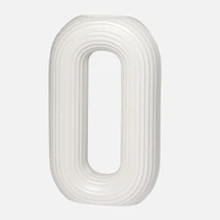 Circa Vase anneau ovale, 13 po - Blanc mat