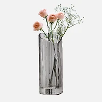 Vase en forme Cœur 8,5 po - Fumée