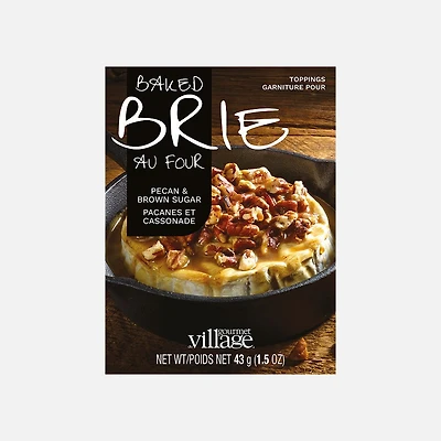 Gourmet Village Baked Brie Toppings - Pecan and Brown Sugar