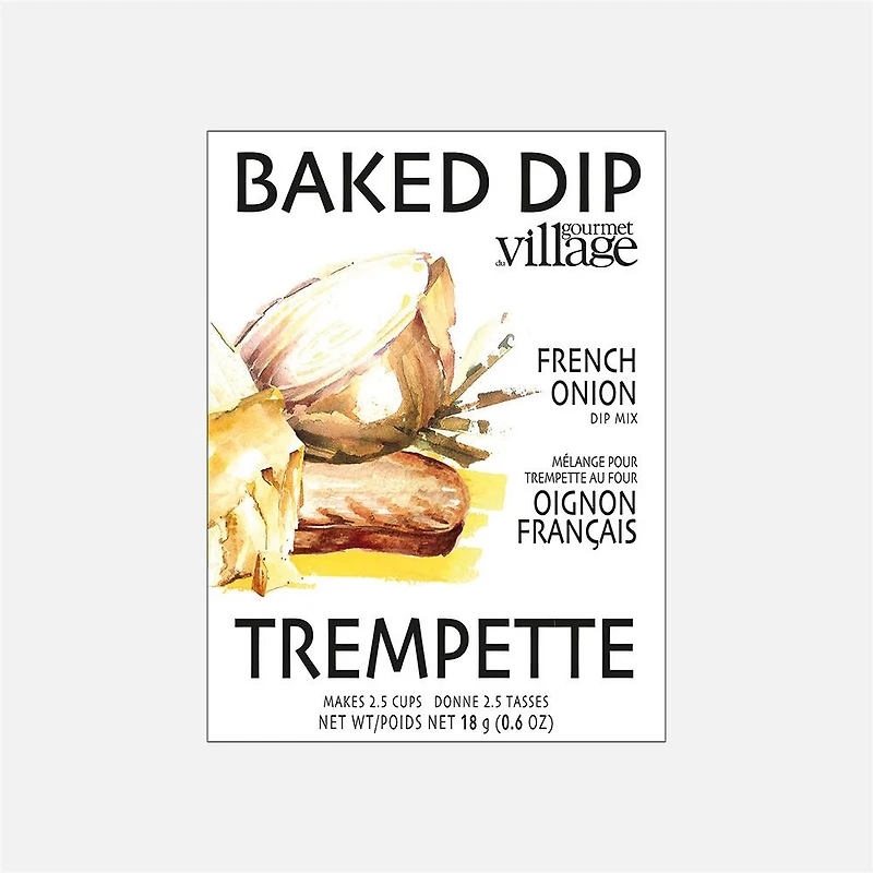 Trempette au four onions français