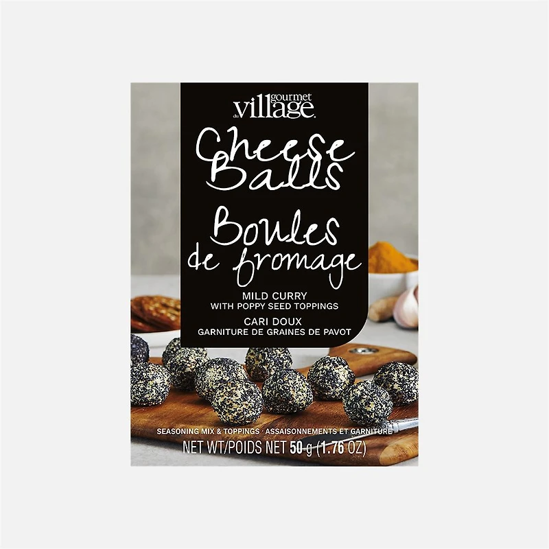 Gourmet du village Mélange pour boulettes de fromage au curry doux