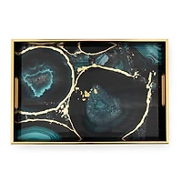 Plateau rectangulaire Savoy Agate (17,75 po)