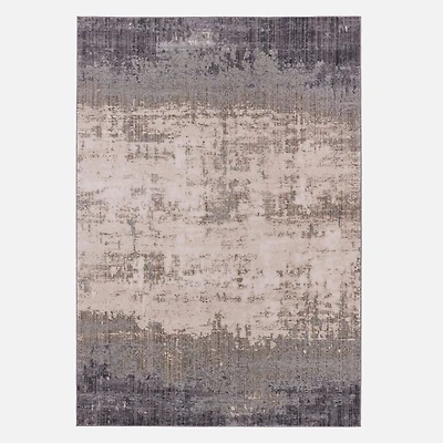 Tapis « Mesa » - Ivoire/argent