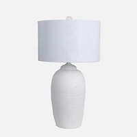 Tasha Table Lamp - White