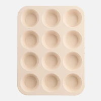 Trudeau RESISTALL Ceramic Muffin Pan 12 Cup