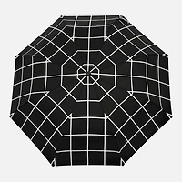 Duck Head Black Grid Compact Umbrella