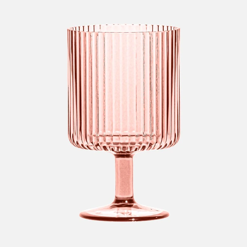 Mesa Stacking Wine Goblet 15oz-Pink