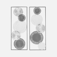 Thierry Set of 2 Wall Decor - White/Gold/Black