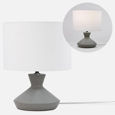 Perfume Shape Base Table Lamp - Grey