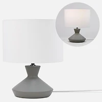 Lampe de table en forme de parfum - Gris