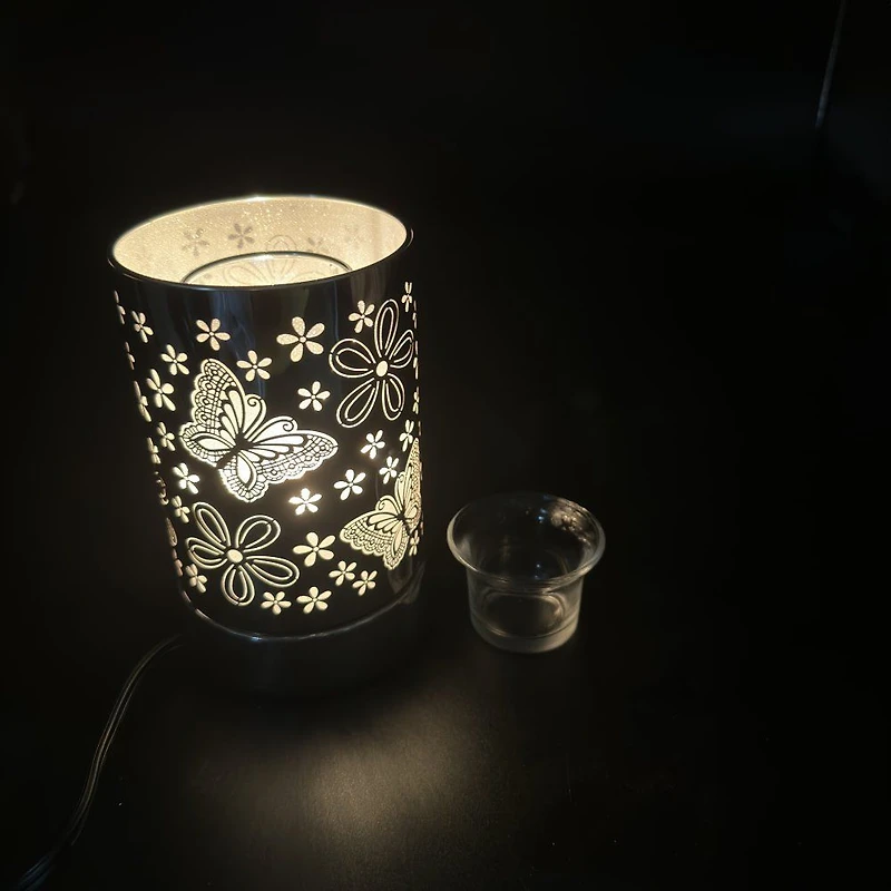 Lampe de table papillon à capteur tactile - Argent