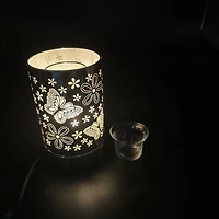 Lampe de table papillon à capteur tactile - Argent