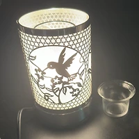 Touch Sensor Bird Table Lamp - Silver