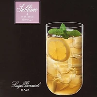 Sublime Set of 4 Beverage Glasses by Luigi Bormioli