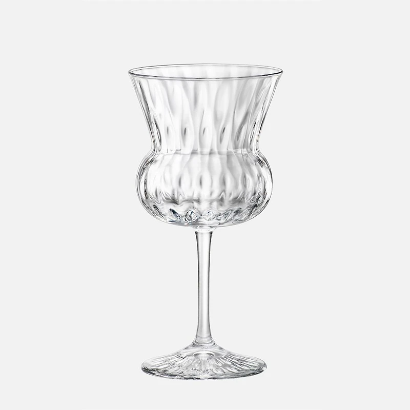 Bormioli Bloom Nick & Nora Rocco Stemware Glasses, Set of 6