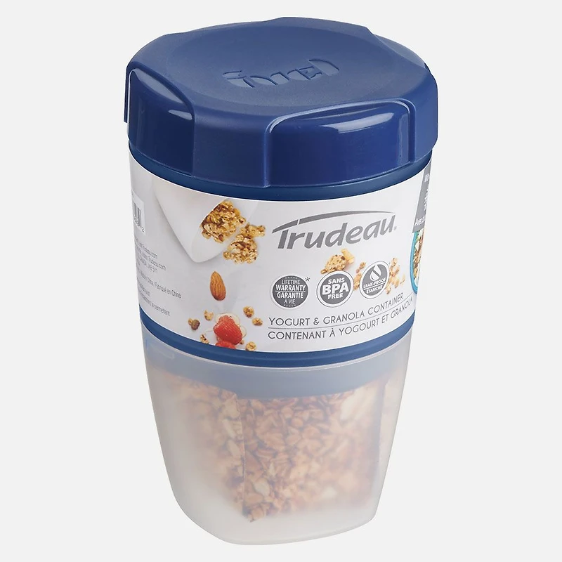 Trudeau Fuel Yogourt & Granola Container