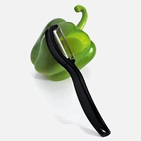 Triangle GREEN GRIP® Straight Blade Vertical Peeler - Black