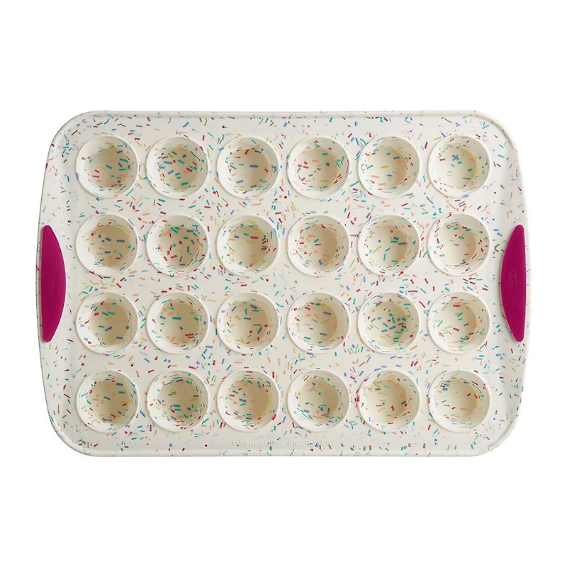 Moule en silicone à mini-muffins Trudeau « Confetti »