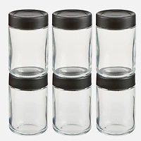 Trudeau Set of 6 Large Stacking Jars