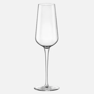 Inalto Uno Set of 6 Champagne Flutes by Bormioli Rocco