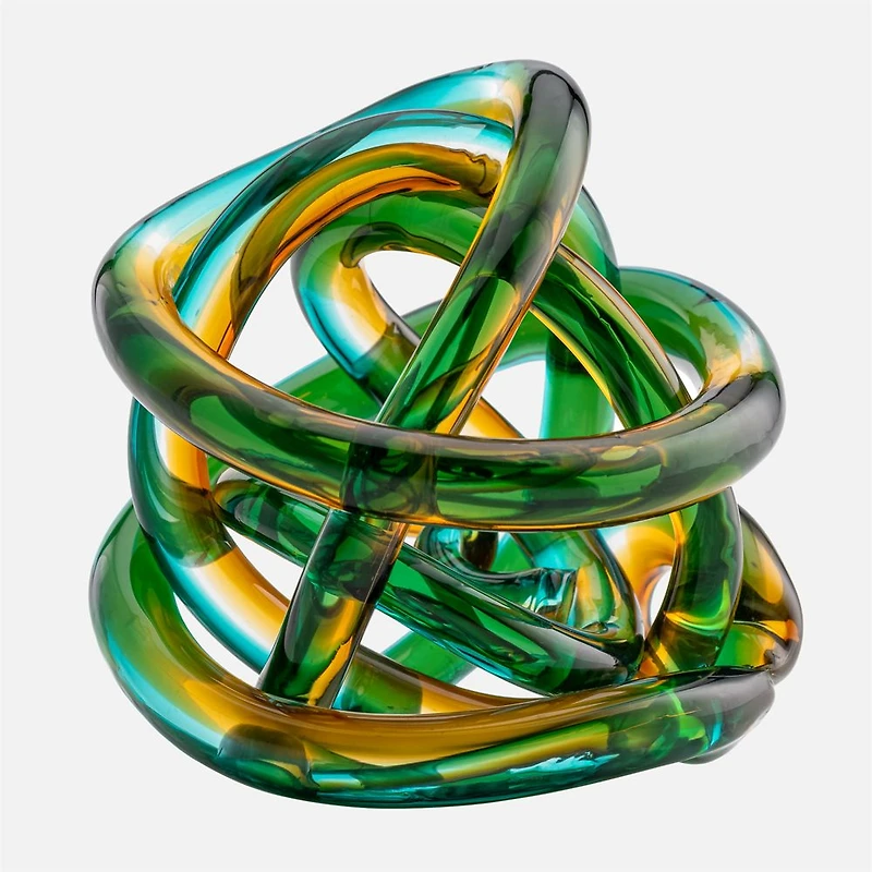 Boule décorative en verre - 4,5 po