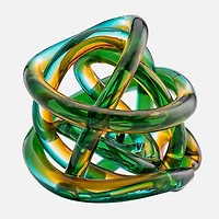 Boule décorative en verre - 4,5 po