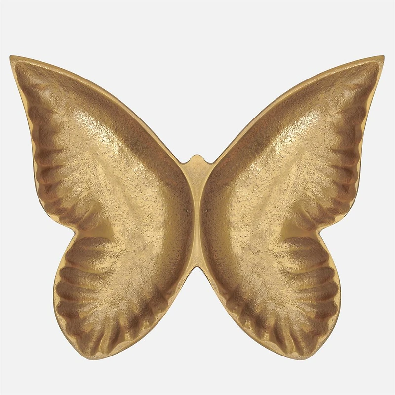 Butterfly Aluminum Decor Dish