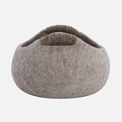 Torre & Tagus Modwool Felt Basket with Handles