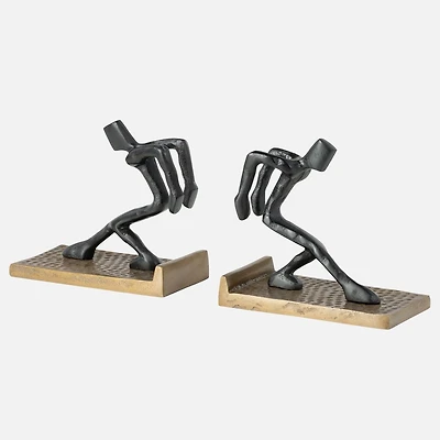 Torre & Tagus Pushing Backwards serre-livres, ensemble de 2