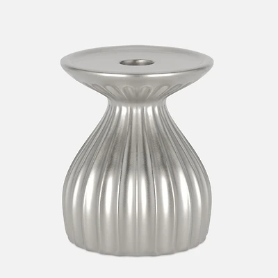Torre & Tagus Ribbed Contour Candle Holder