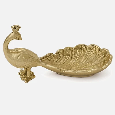 Torre & Tagus Plat décortif en aluminium - Paon