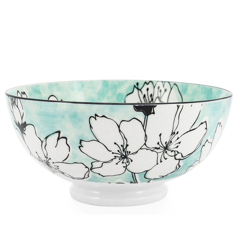 Kiri Porcelain Bowl 8'' by Torre & Tagus
