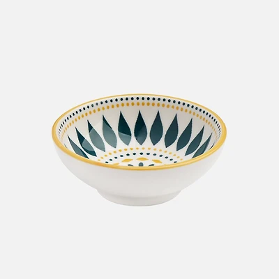 Kiri Petal Dot Daisy Sauce Dish 3" by Torre & Tagus