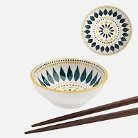 Kiri Petal Dot Daisy Sauce Dish 3" by Torre & Tagus