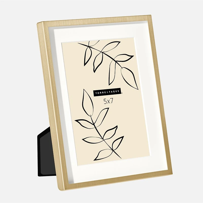 Satin Brushed Metal Frame, 5" x 7