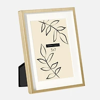 Satin Brushed Metal Frame, 5" x 7
