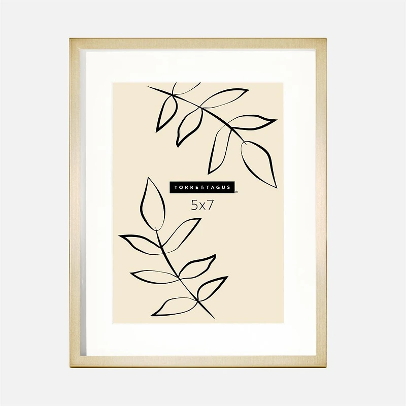 Satin Brushed Metal Frame, 5" x 7