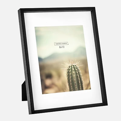 Torre & Tagus Capri Woodgrain Black Matte Frame - 8x10"