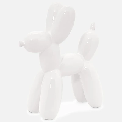  Torre & Tagus Ceramic Balloon Dog Sculpture - White