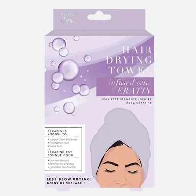 Studio Dry Hair Drying Towel Infused with Keratin